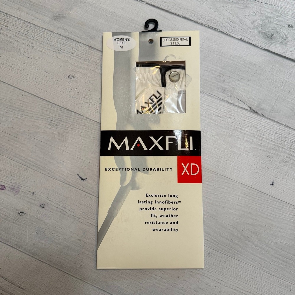 Maxfli XD All‎ Weather Left Handed Regular Golf Glove women's left medium NEW